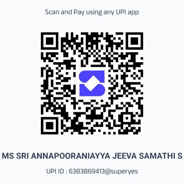 Payment QR Code – அன்னதான உபயம்