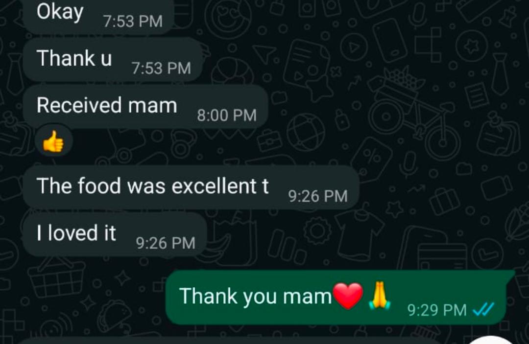 Customer WhatsApp Review 2