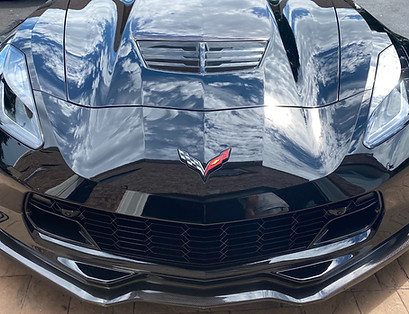 example of a ceramic coated C7 Corvette Z06