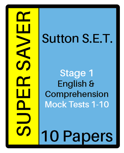 Sutton SET English & Comprehension Super Saver
