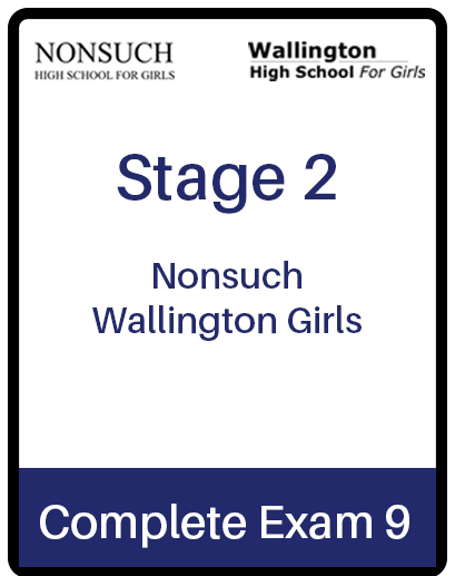 Sutton Girls, Stage 2, Exam 9