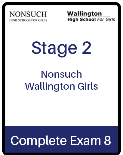 Sutton Girls, Stage 2, Exam 8
