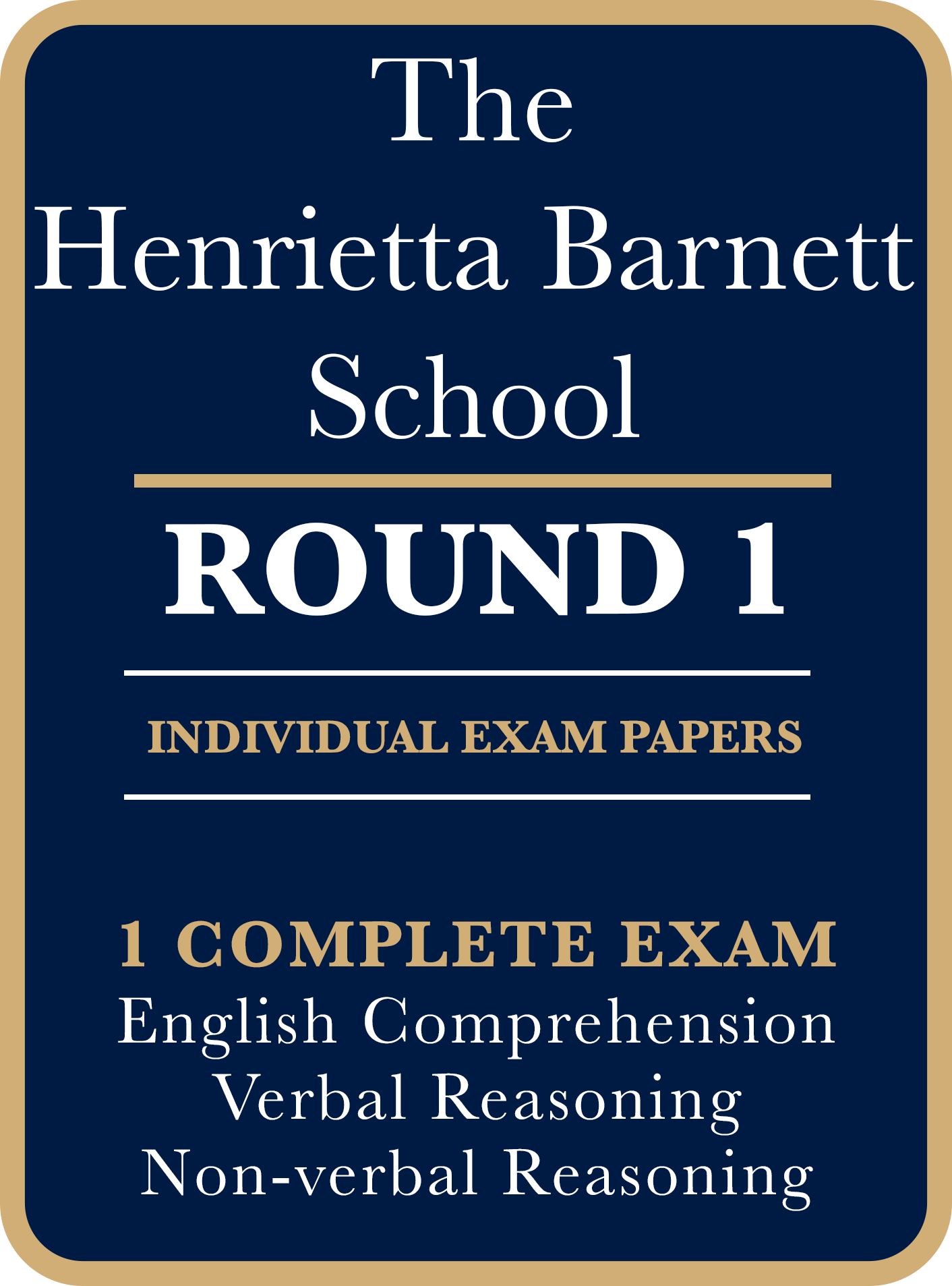 The Henrietta Barnett School - Round 1 - Paper 5