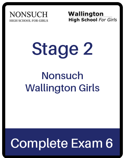 Sutton Girls, Stage 2, Exam 6