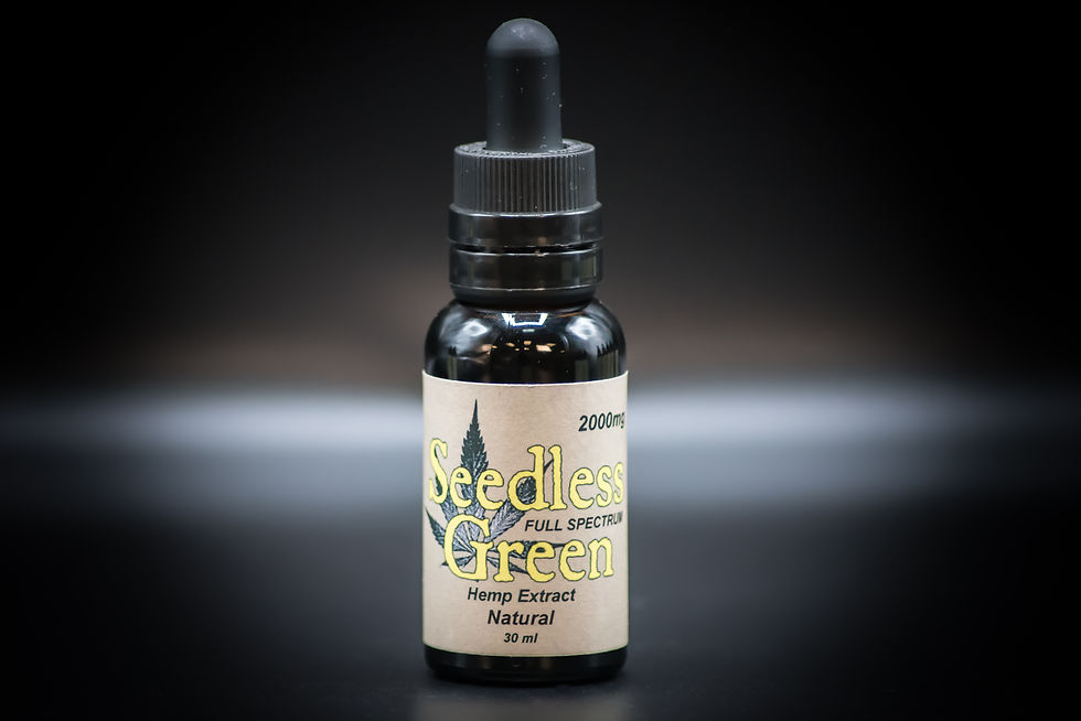 Thumbnail: Seedless Green Full Extract Cannabinol Oil-Natural