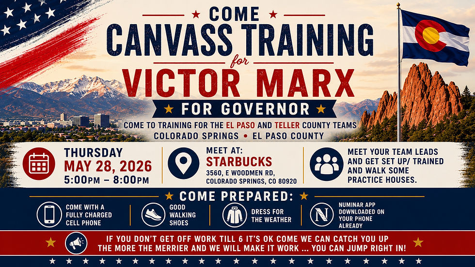 El Paso & Teller County Canvass Training