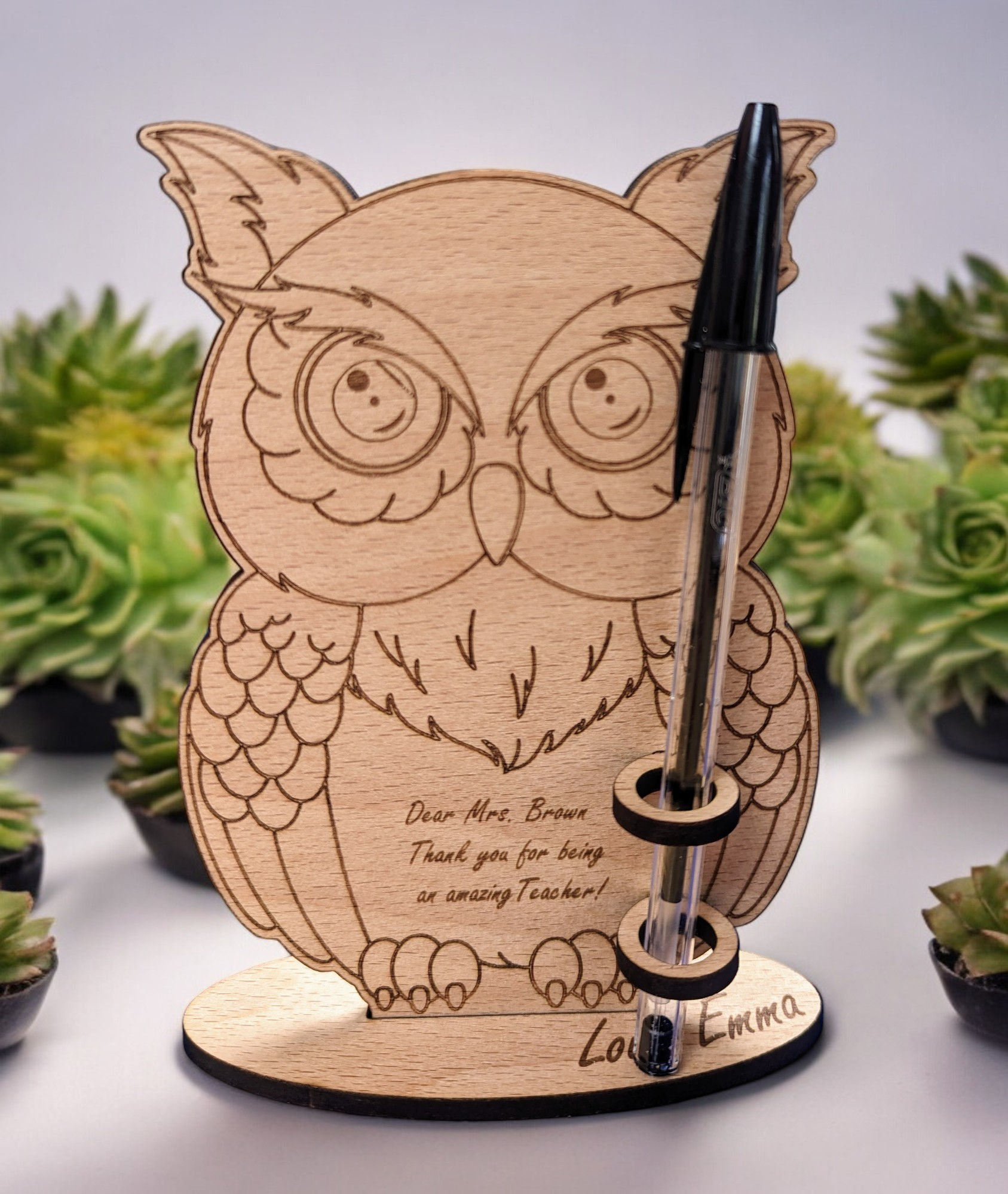 Owl Pen Stand
