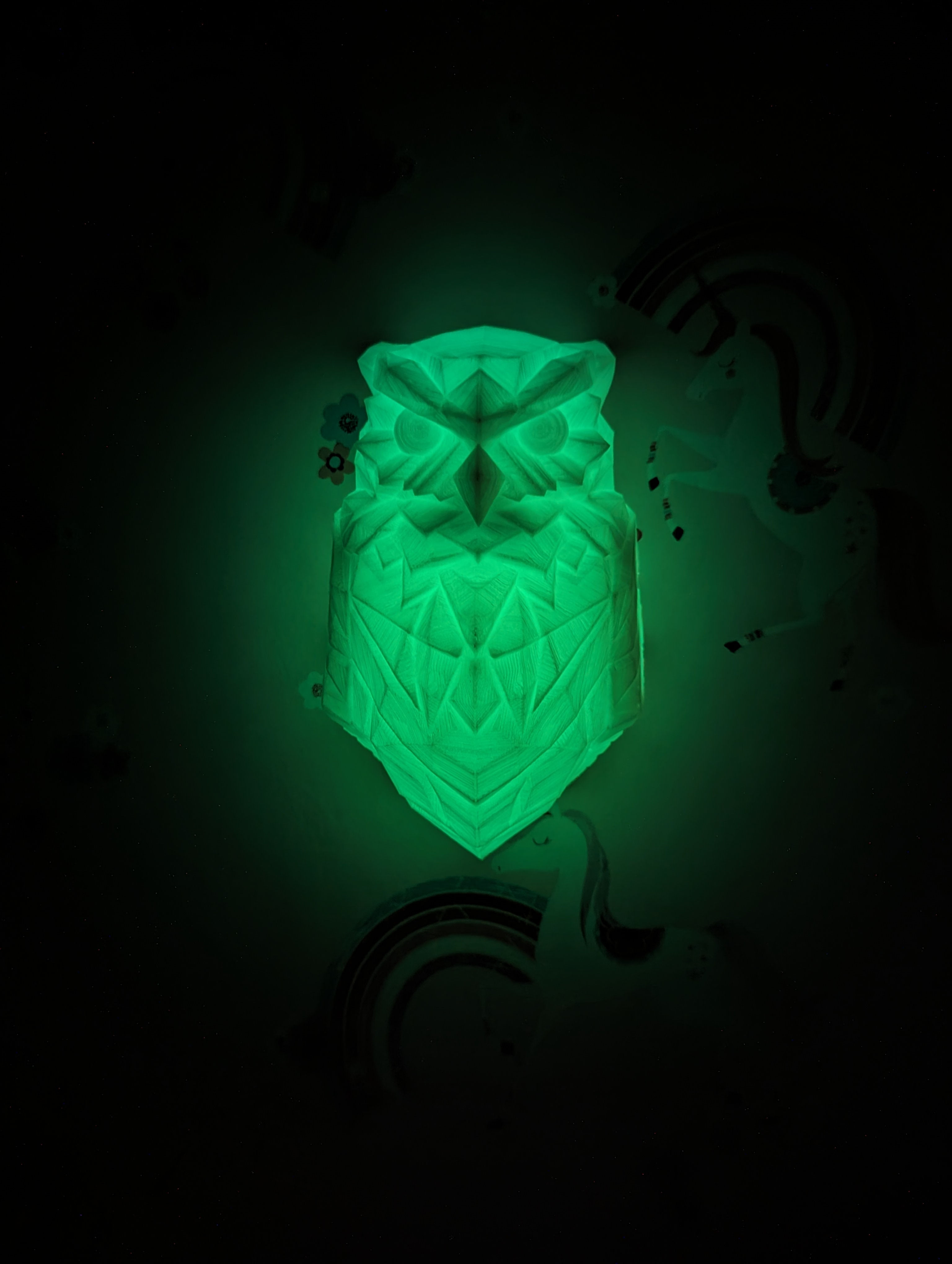 Glow in the dark Owl Lamp