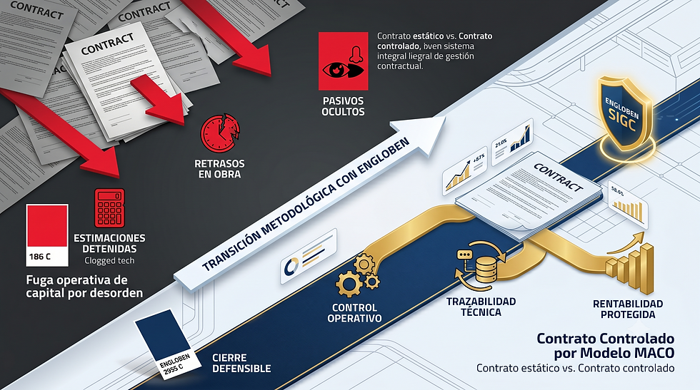 Dirección legal de proyectos infraestructura: El contrato como variable de negocio y la fuga operativa de capital