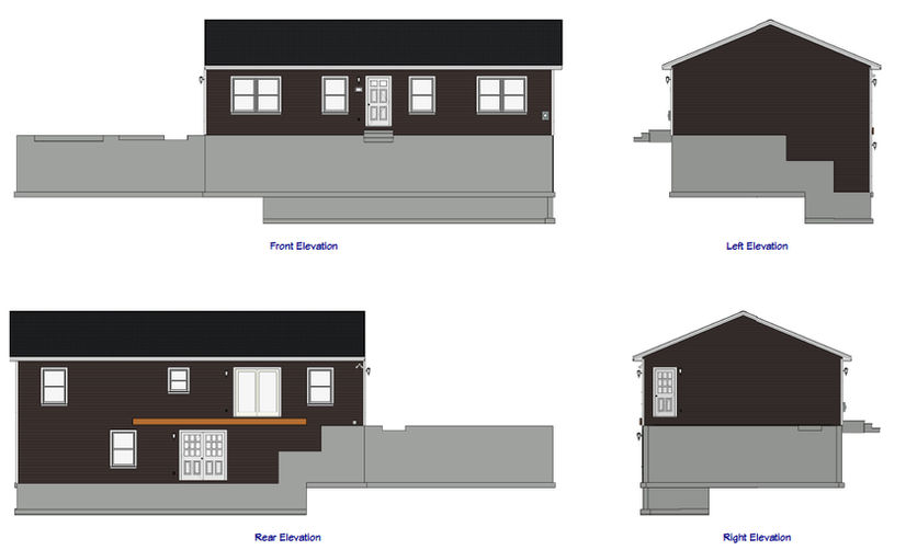 The Redington Ranch - Elevations