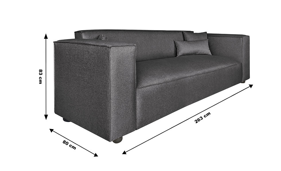 Thumbnail: Couch in a Box 3 Seater Fixed Sofa