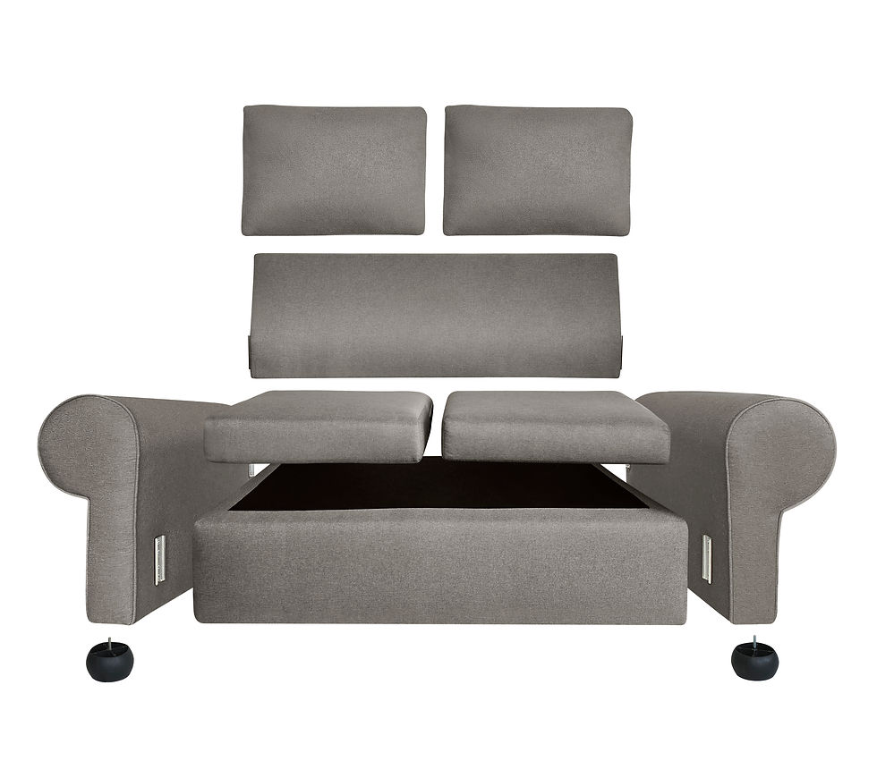 Thumbnail: Couch in a Box 2 Seater Round Arm Sofa