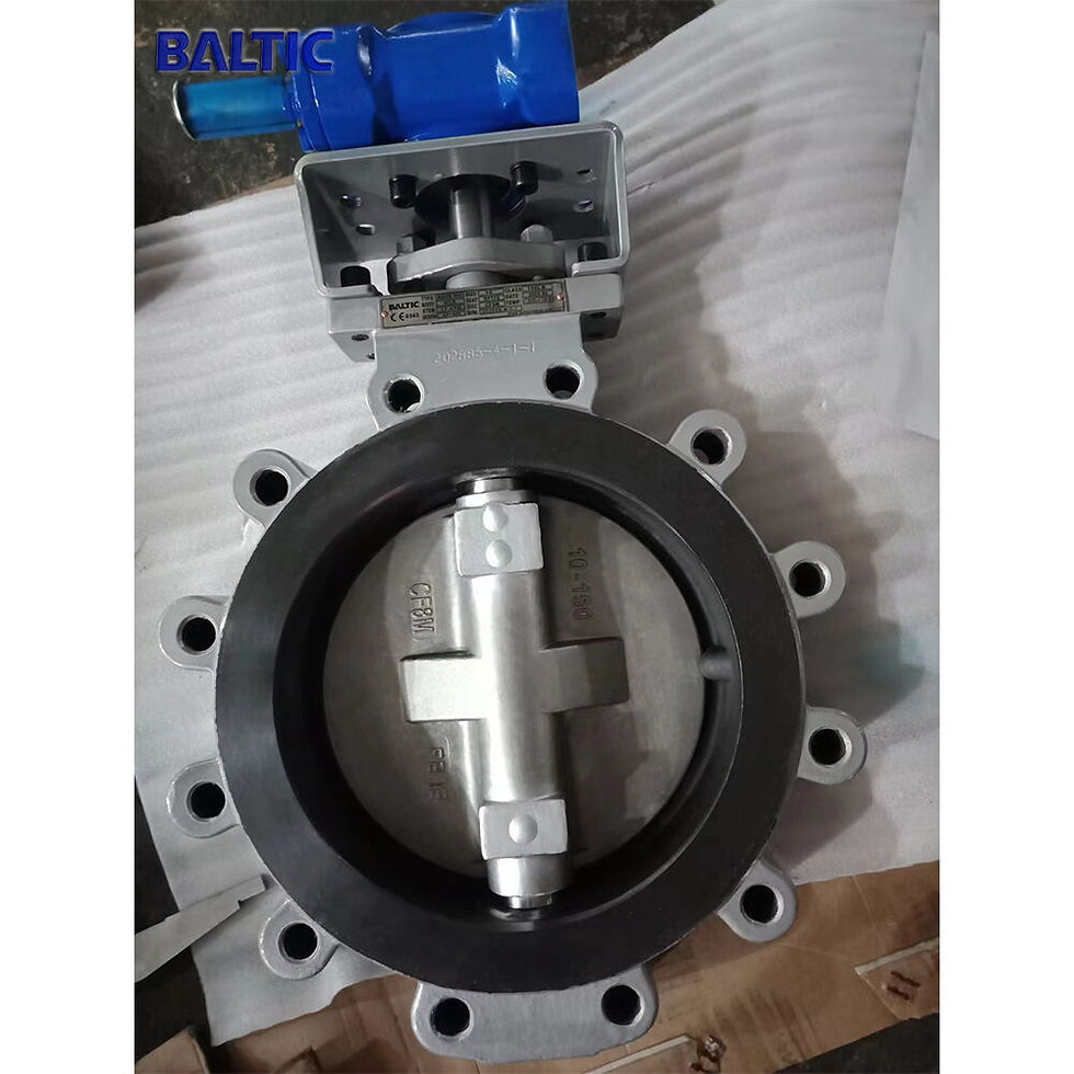 Válvula de mariposa WCB, 10", 150 lb, orejeta, API 609