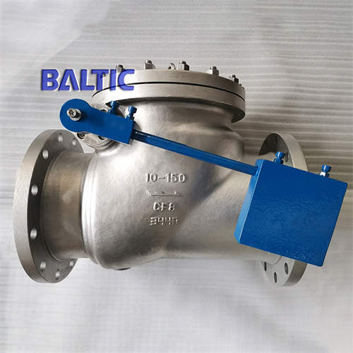 Válvula de retención criogénica, acero inoxidable A351 CF8, BS 1868, 10 pulgadas