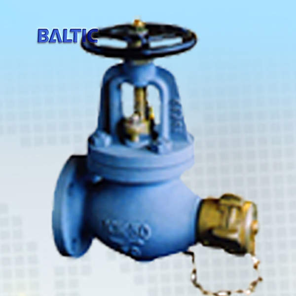 Válvula de Manguera Marina, Fundición FC, JIS F7333 5K 50A, Tipo Recto