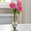 Thumbnail: midcentury grey glass soliflower vase