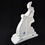 Thumbnail: Unter Weiss Bach Porzellanmanufakturen bookends or console white biscuit porcelain curved design midcentury