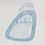 Thumbnail: Strombergshyttan minimalist vase triangular glacier blue tinted crystal '60s