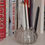 Thumbnail: penholder pique fleur clear glass seventies england