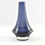 Thumbnail: siiroinen Riihikmaki/ Riihimaen Lasi Oy finnish design vase blue colored art glass⁠