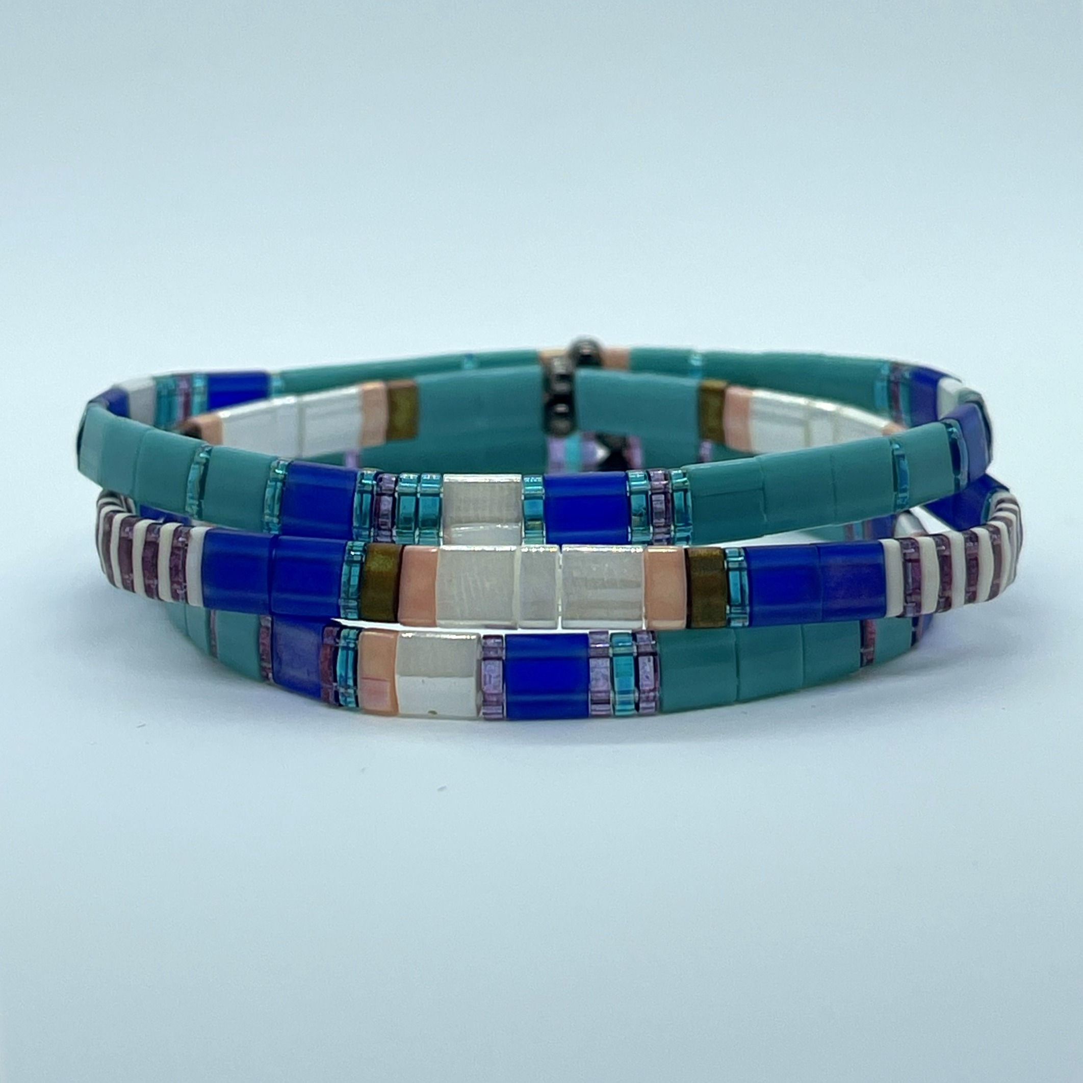 Give Me the Blues Tila Bracelet Stack