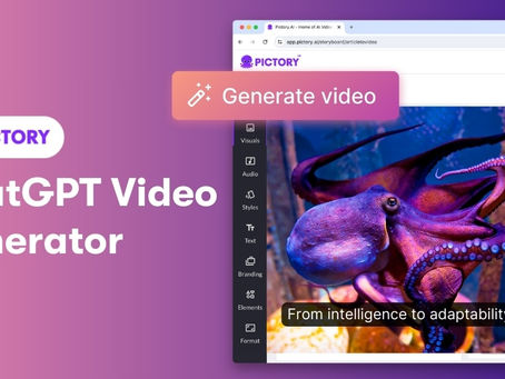 ChatGPT Video Generator: Create Videos Effortlessly with Pictory AI