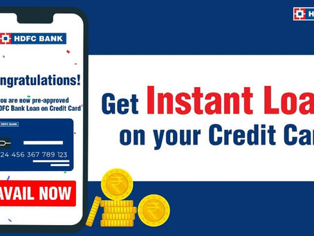 Get HDFC Pre-Approved Loan on Credit Card – Instant Funds with Zero Hassle