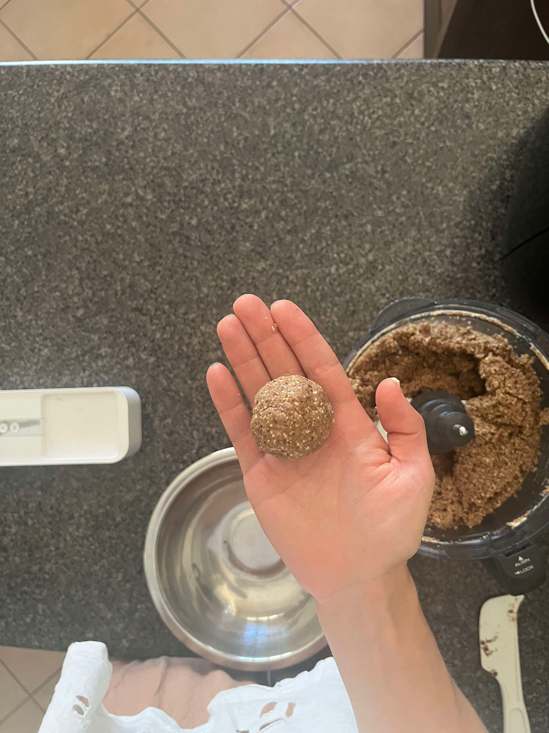 homemade protein ball