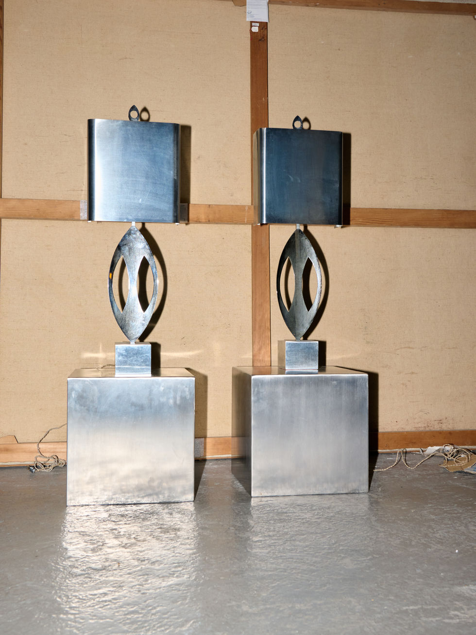 Maison CHARLES (fondée en 1908)
Paire de lampes « Amande »
Modèle créé vers 1970
©white.walls