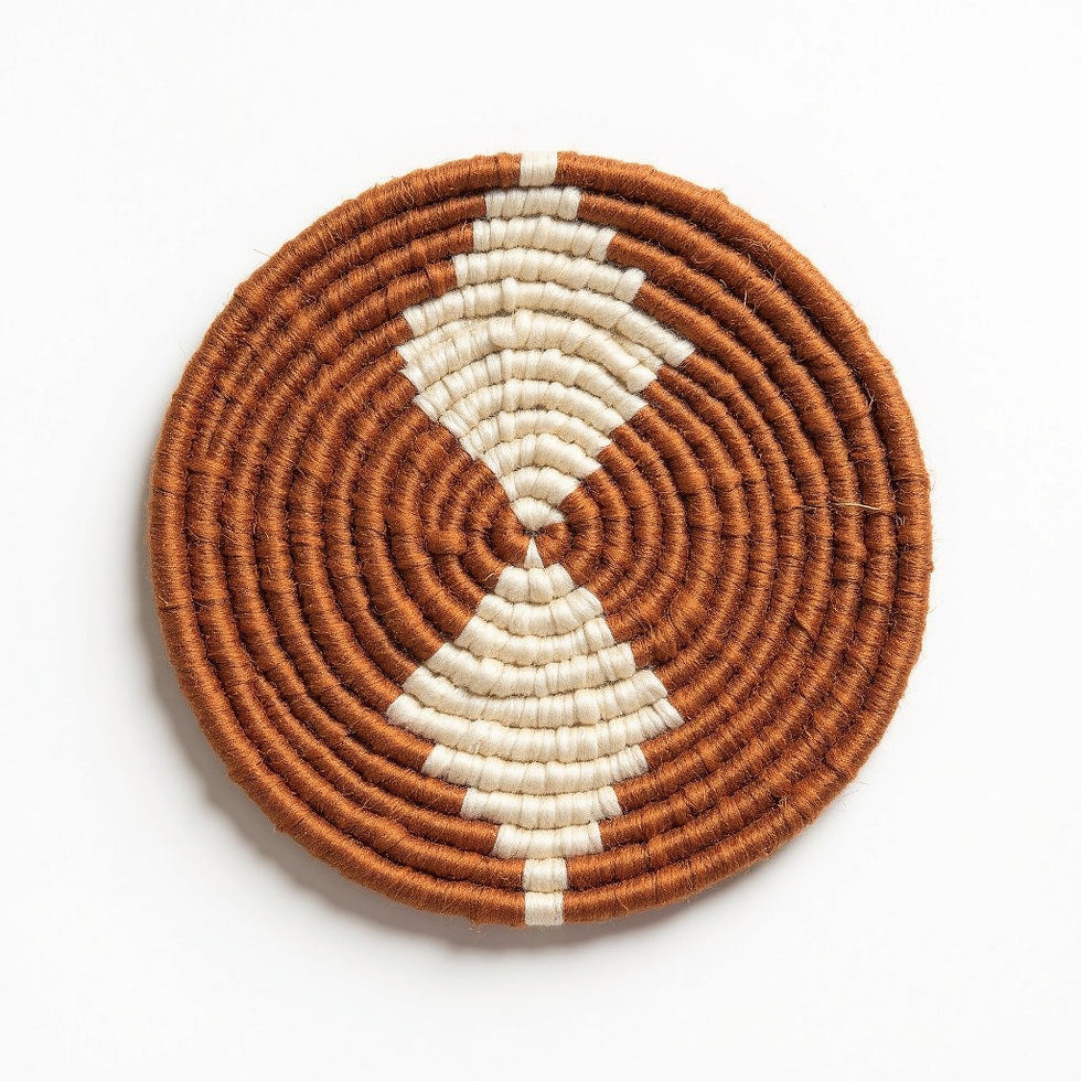 Handwoven Wool Coaster