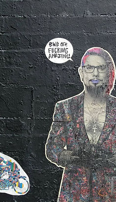 With Dave ,__#wheatpastenyc #pasteup #st