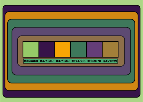 Oregon Mountain University Color Palette