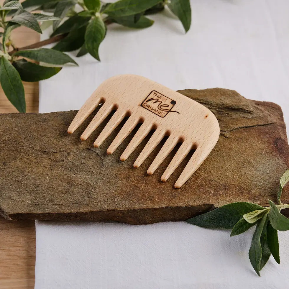 Miniaturbild: Profi-Haarkamm "Lockenpracht" aus Buchenholz