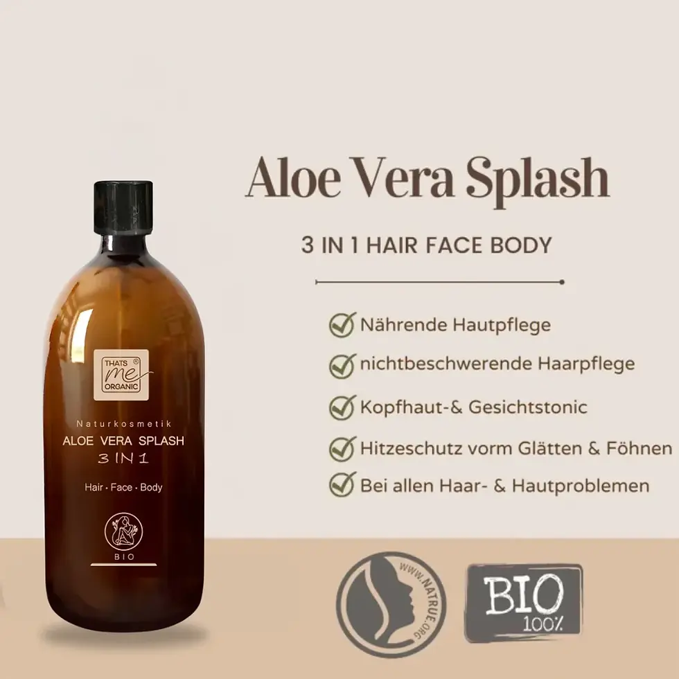 Miniaturbild: XL-Kabinettgröße BIO-Aloe Vera Splash 3in1 Hair-Face-Body 1000ml Naturkosmetik