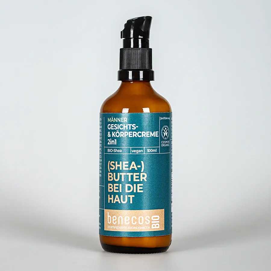 benecosBIO Gesichts- und Körpercreme 2in1 BIO-Shea Männer