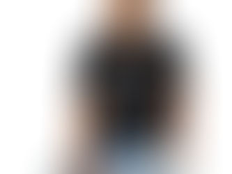 model wearing Inspired Thinker t-shirt facing the front