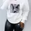 Thumbnail: PRINTED LONG SLEEVE CREW NECK CASUAL LOOSE