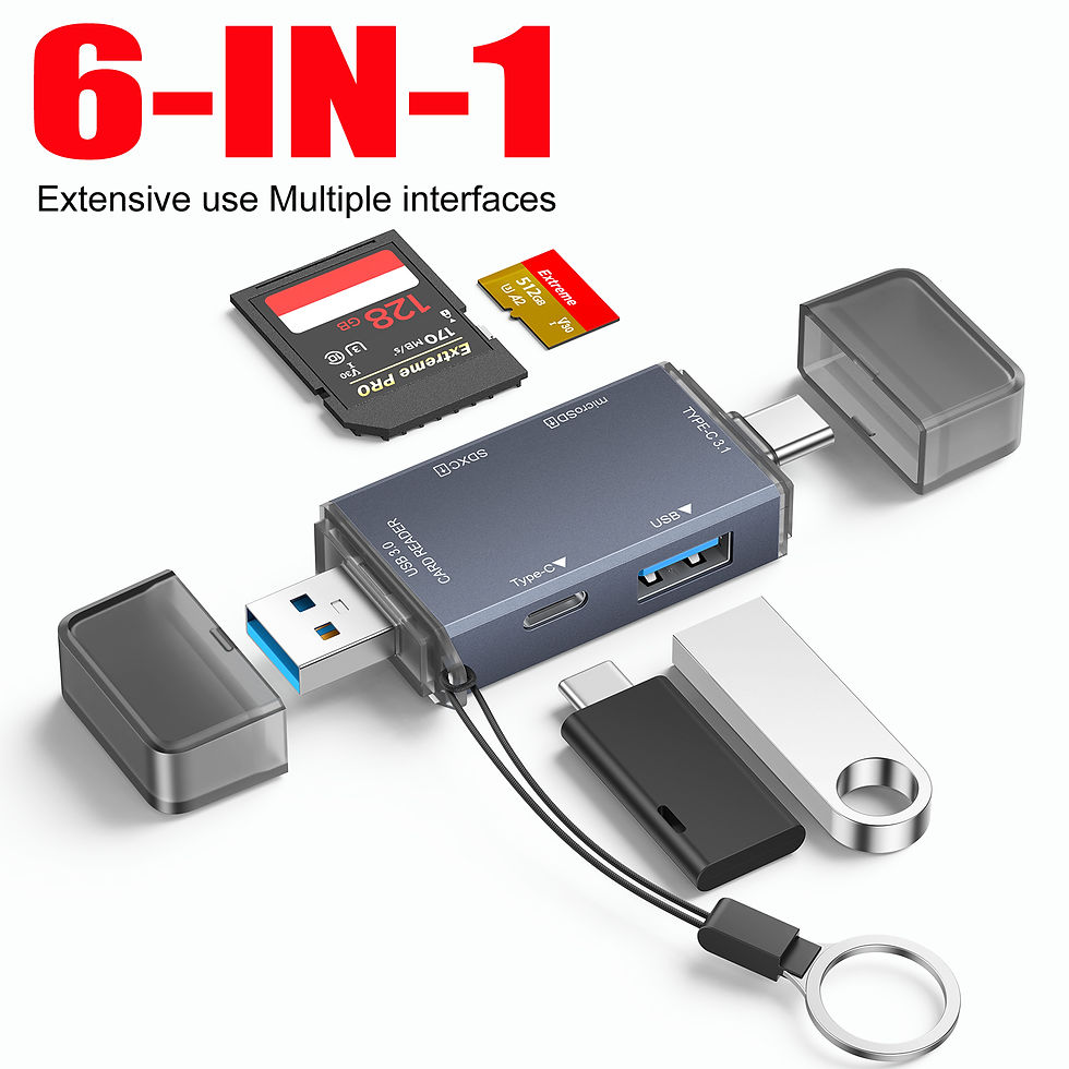 縮圖：CF Card Reader 3-in-1 SD Memory Card MicroSD SLR Camera TypeC Dual-Purpose OTG 6