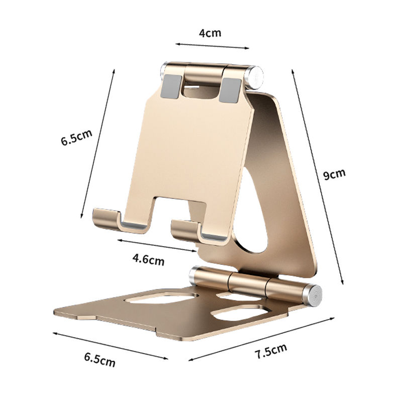 Thumbnail: Metal Aluminum Alloy Mobile Phone Desktop Holder Stand for iPhone 13 14 Pro Stan