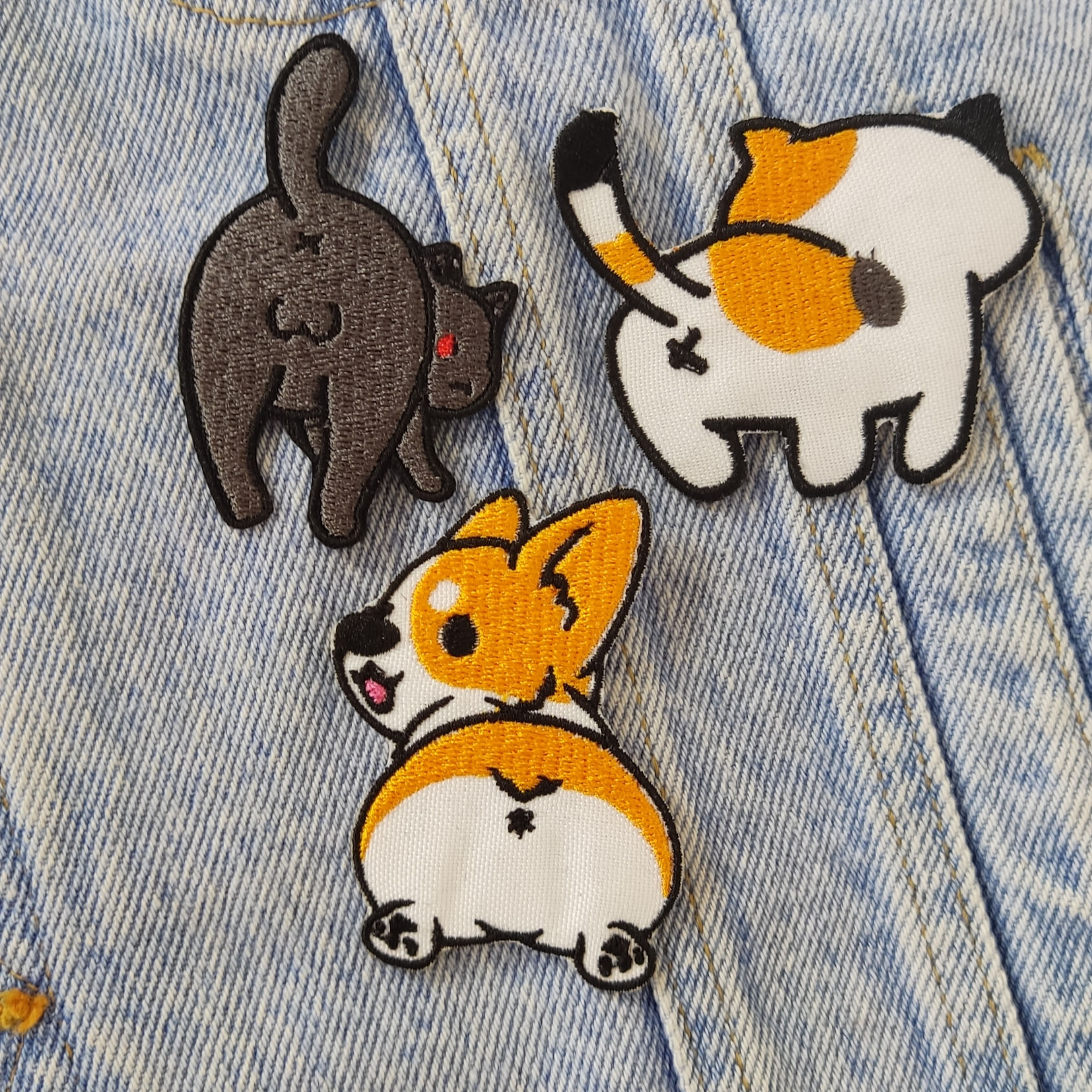 Bundinhas - Patche Bordado com Termocolante