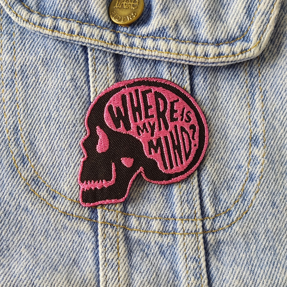 Where is My Mind? - Patche Bordado com Termocolante