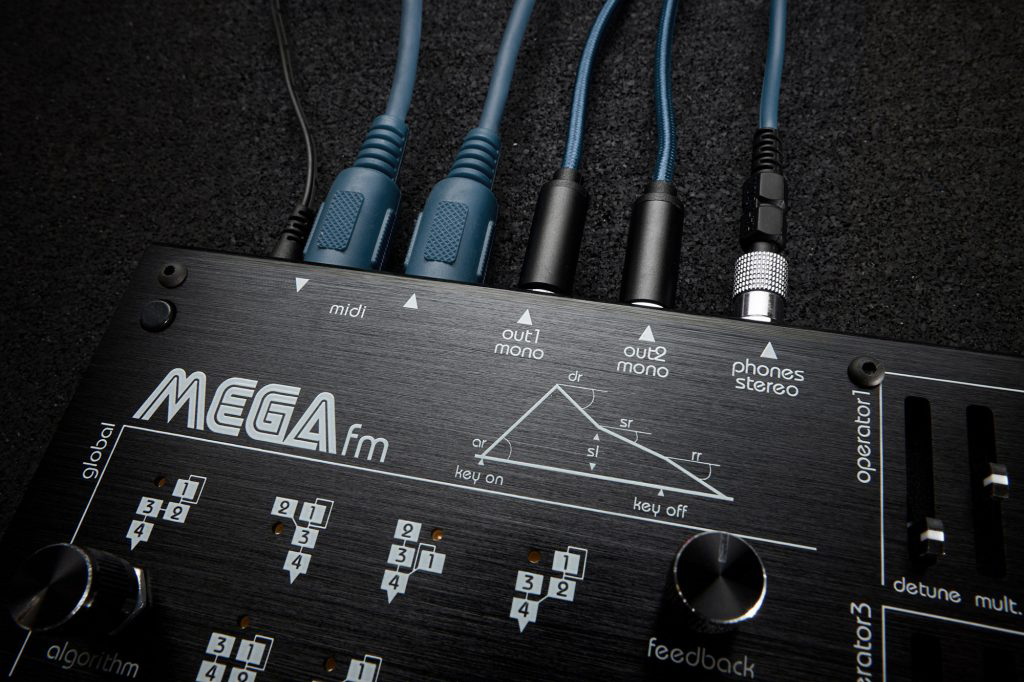 MEGAfm logo and algorithm detail