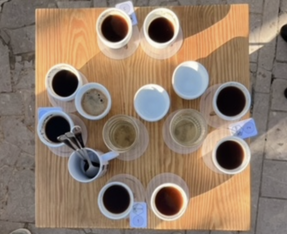 coffee cupping