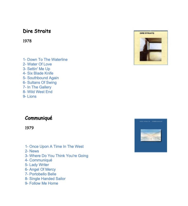 Miniatura: Dire Straits my way