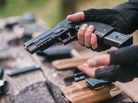 Real 9mm pistol