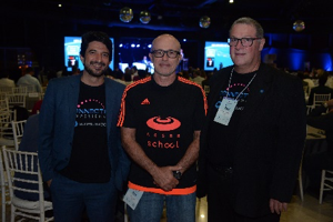 Silvio Meira ladeado por Claudio Castro e Romero Guimarães