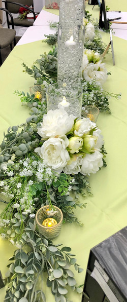 Custom garland w/flowers