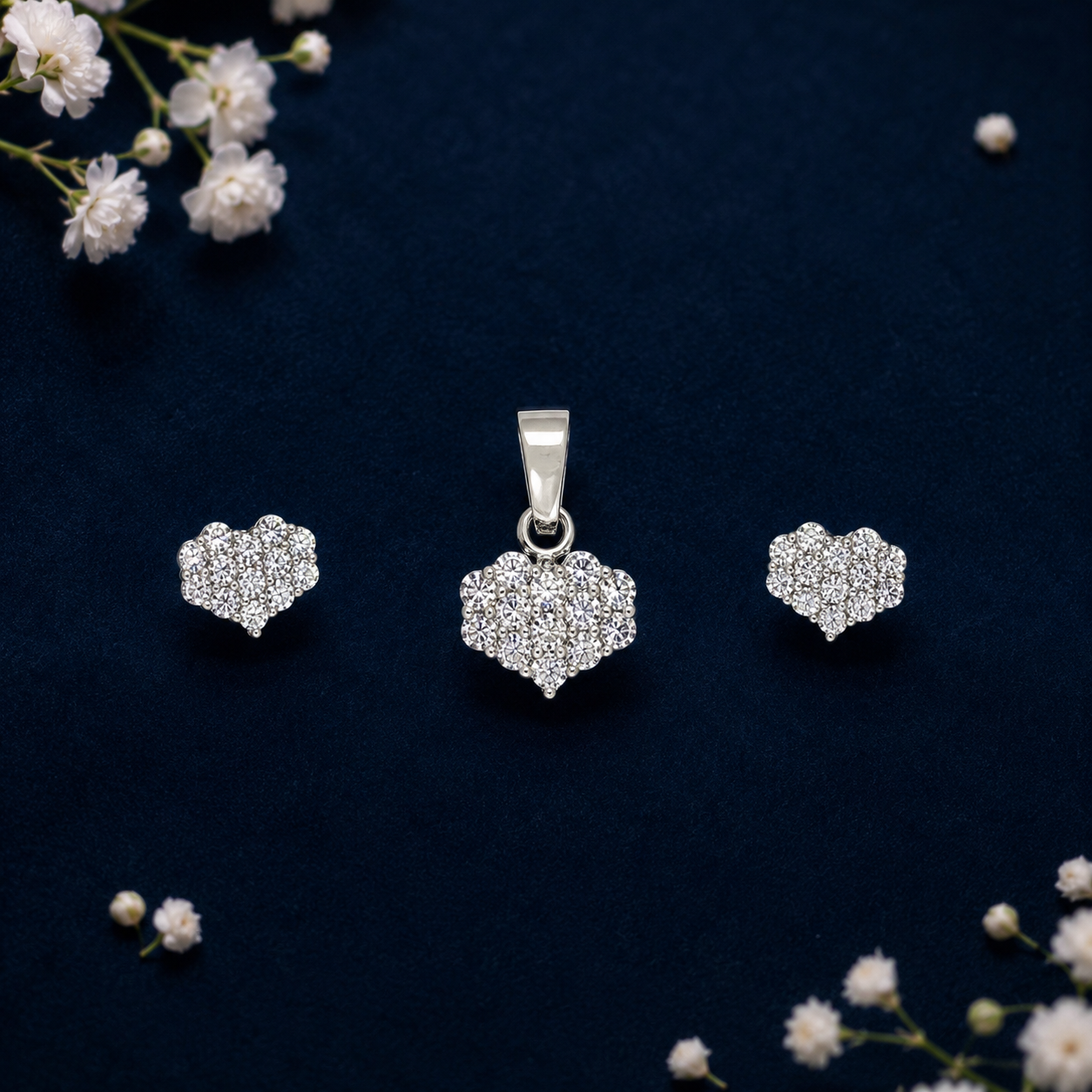 Women Pendant Set Simple Small