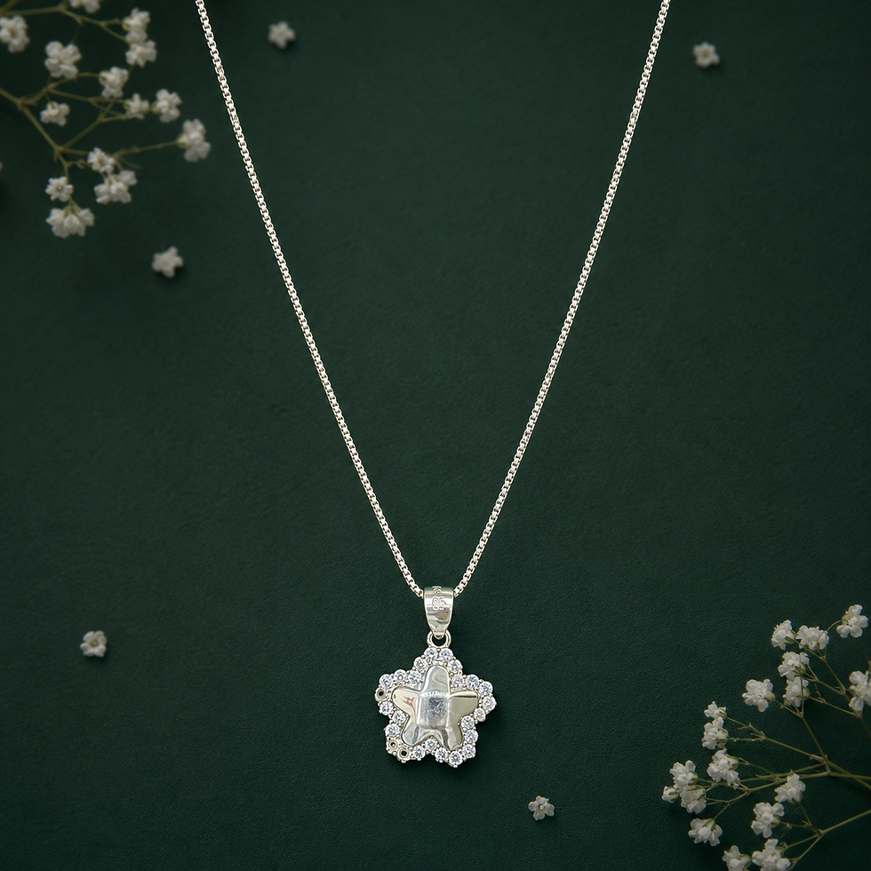 Thumbnail: Star Clover Women’s Chain Pendant