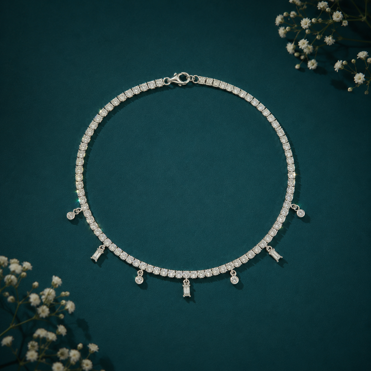 Tennis Charm Women’s Anklet